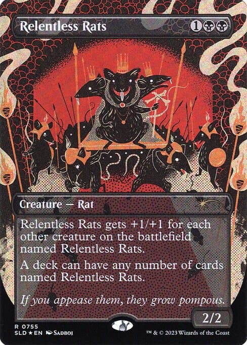 Relentless Rats from Secret Lair Drop (Rare)