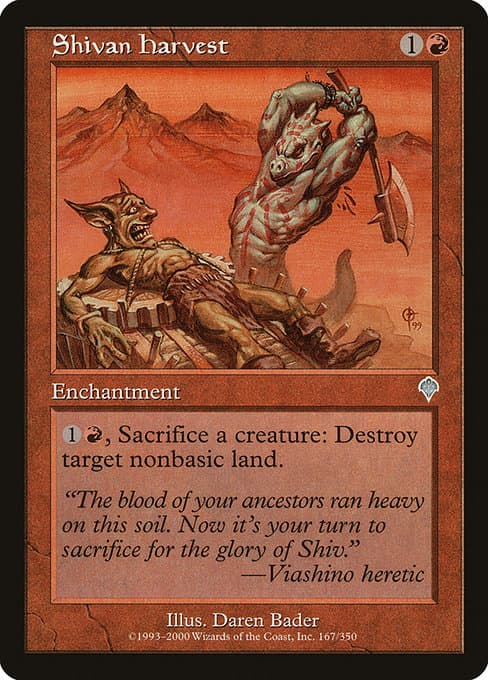 Shivan Harvest from Invasion (Uncommon)