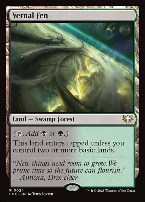 Vernal Fen from Edge of Eternities Commander (Rare)