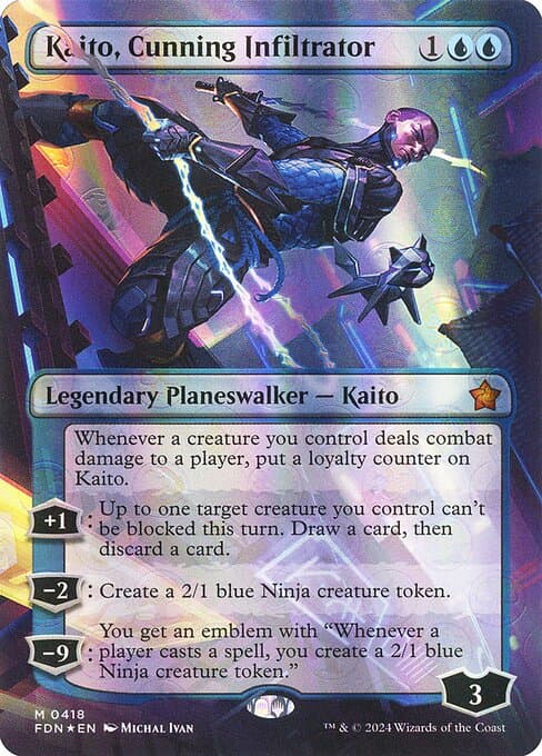 Kaito, Cunning Infiltrator from Foundations (Mythic)