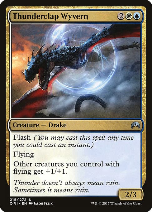 Thunderclap Wyvern from Magic Origins (Uncommon)