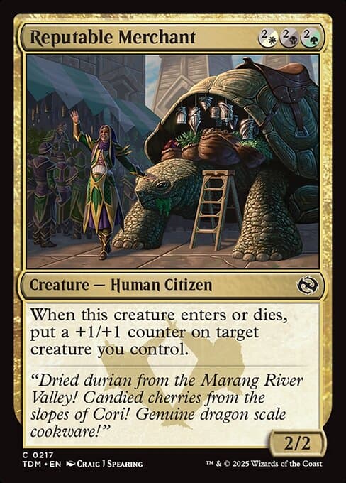 Reputable Merchant from Tarkir: Dragonstorm (Common)