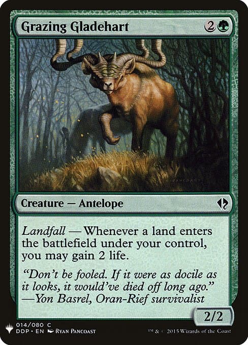 Grazing Gladehart from The List (Common)