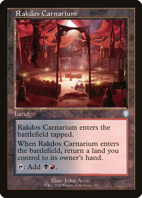 Rakdos Carnarium from The Brothers' War Commander (Uncommon)
