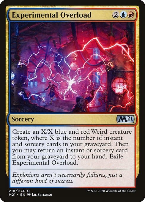 Experimental Overload from Core Set 2021 (Uncommon)