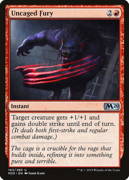 Uncaged Fury from Core Set 2020 (Uncommon)