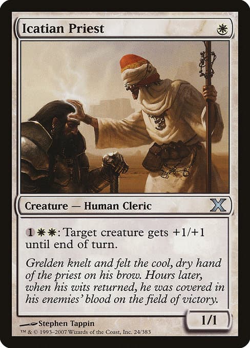 Icatian Priest from Tenth Edition (Uncommon)