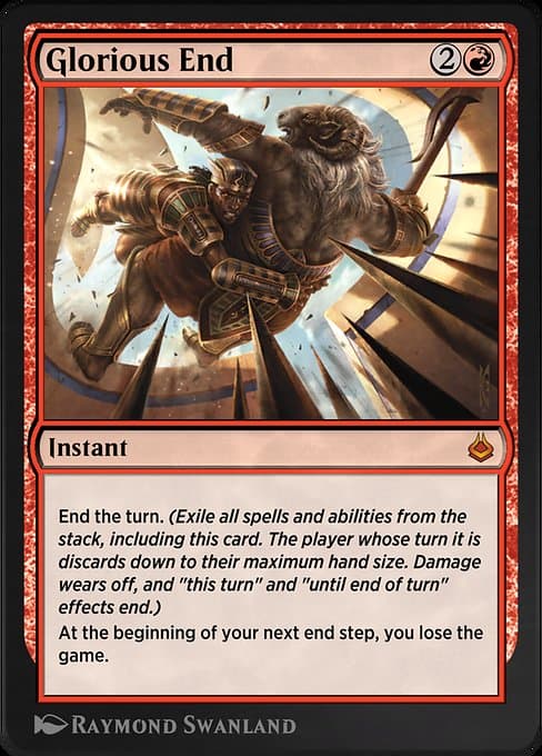 Glorious End from Amonkhet Remastered (Mythic)