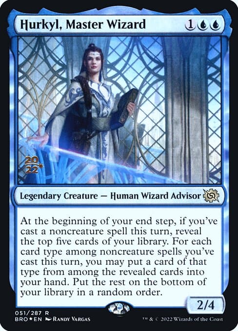 Hurkyl, Master Wizard from The Brothers' War Promos (Rare)