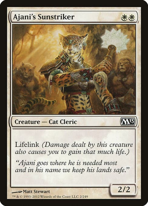 Ajani's Sunstriker from Magic 2013 (Common)