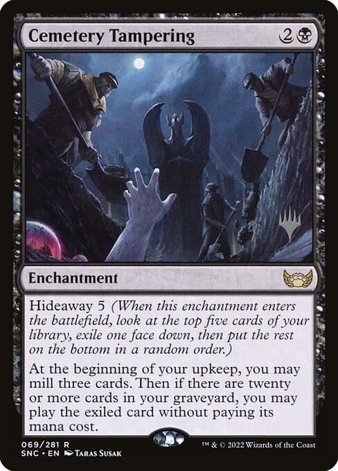 Cemetery Tampering from Streets of New Capenna Promos (Rare)