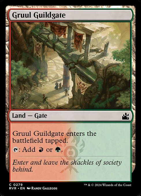 Gruul Guildgate from Ravnica Remastered (Common)