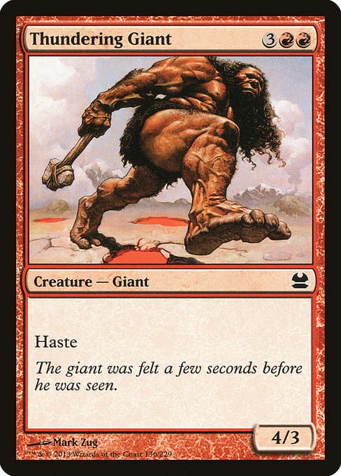 Thundering Giant from Modern Masters (Common)