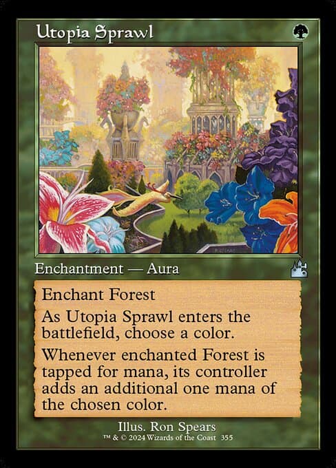 Utopia Sprawl from Ravnica Remastered (Uncommon)