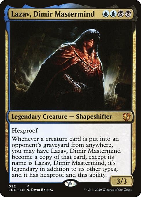 Lazav, Dimir Mastermind from Zendikar Rising Commander (Mythic)