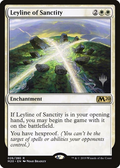 Leyline of Sanctity from Core Set 2020 Promos (Rare)