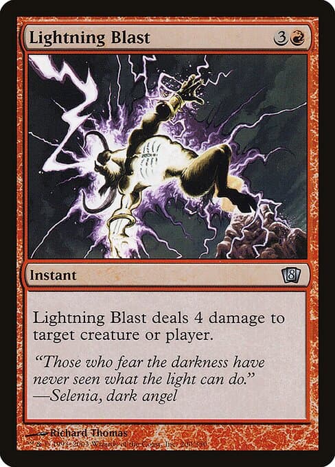 Lightning Blast from Eighth Edition (Uncommon)
