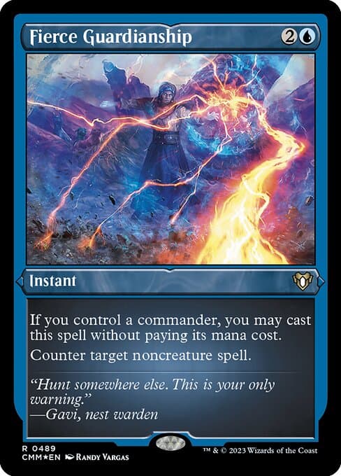 Fierce Guardianship from Commander Masters (Rare)