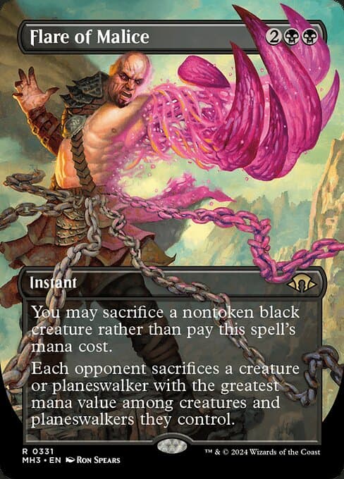 Flare of Malice from Modern Horizons 3 (Rare)