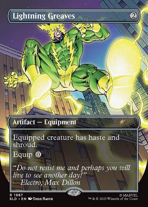 Lightning Greaves from Secret Lair Drop (Rare)