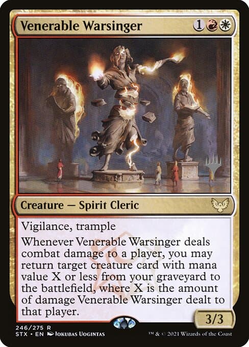 Venerable Warsinger from Strixhaven: School of Mages Promos (Rare)