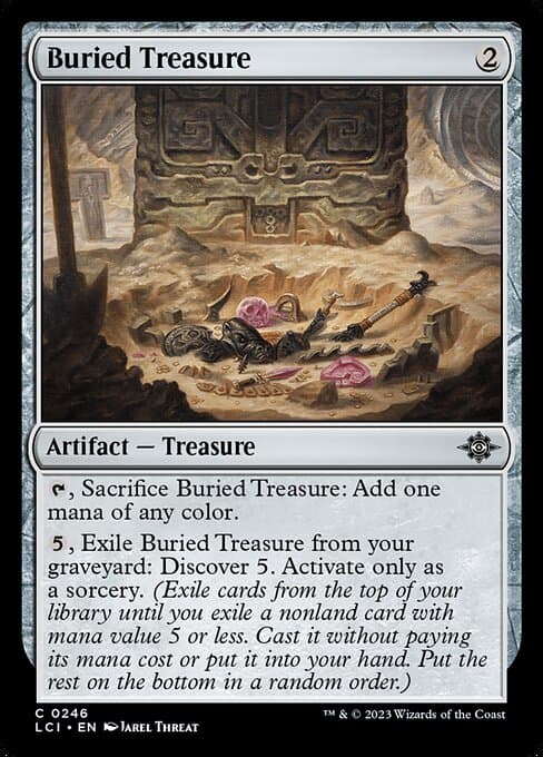 Buried Treasure from The Lost Caverns of Ixalan (Common)