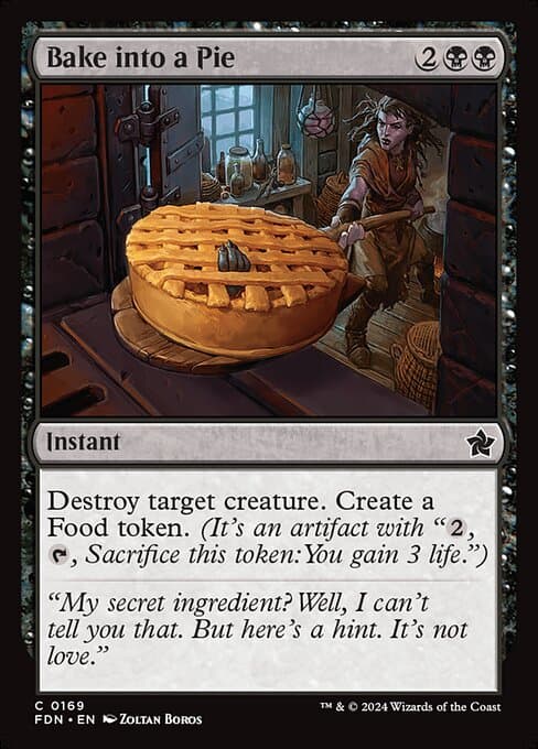 Bake into a Pie (Common)