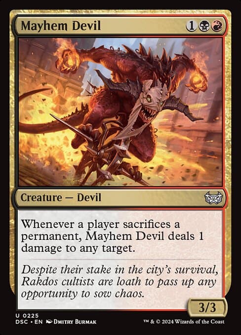 Mayhem Devil from Duskmourn: House of Horror Commander (Uncommon)