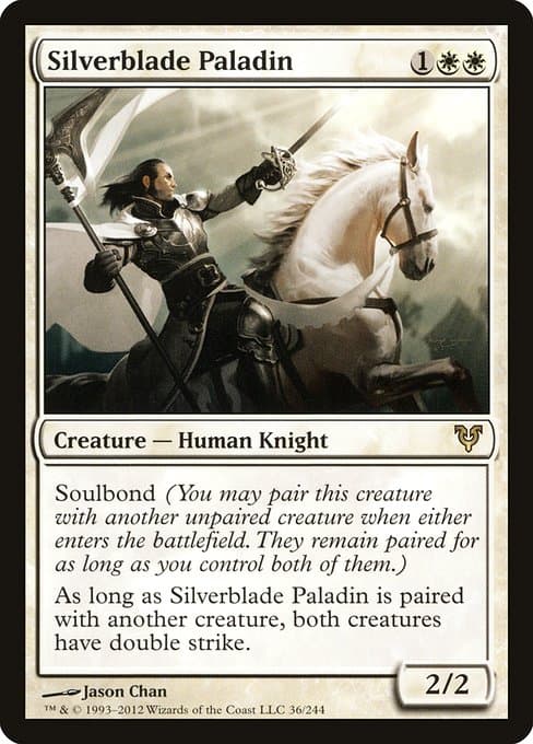 Silverblade Paladin from Avacyn Restored (Rare)