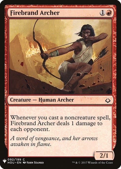 Firebrand Archer from The List (Common)