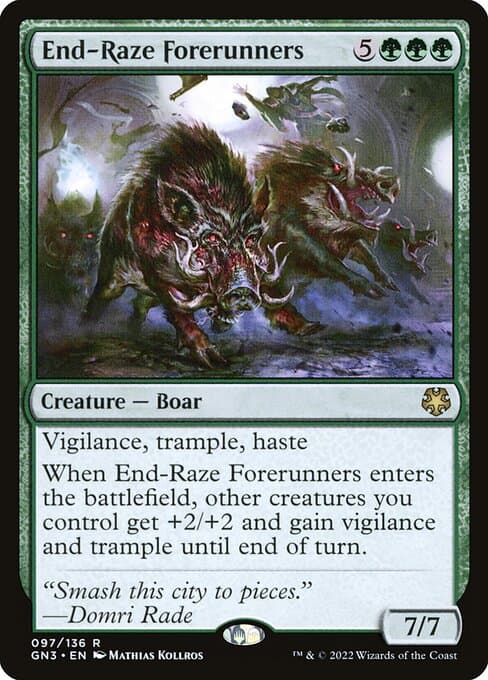 End-Raze Forerunners from Game Night: Free-for-All (Rare)