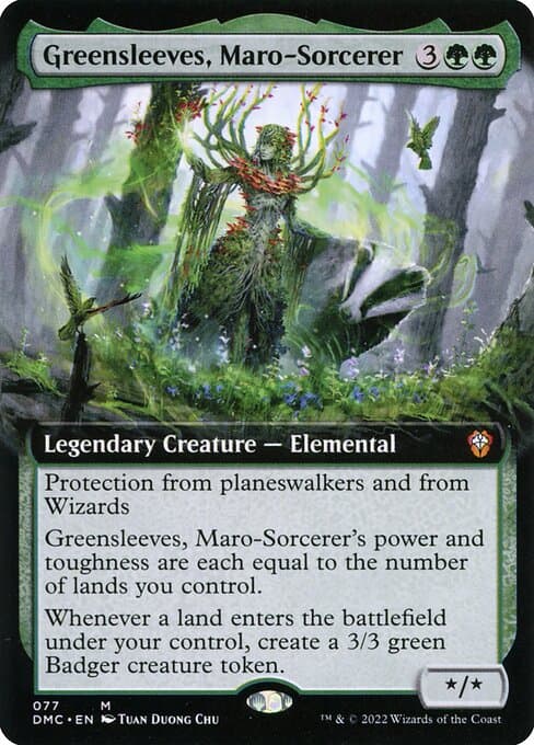 Greensleeves, Maro-Sorcerer from Dominaria United Commander (Mythic)