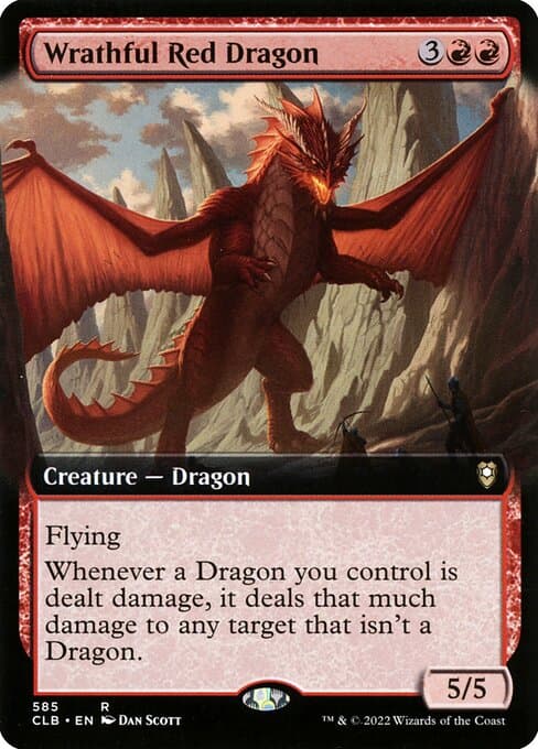 Wrathful Red Dragon from Commander Legends: Battle for Baldur's Gate (Rare)