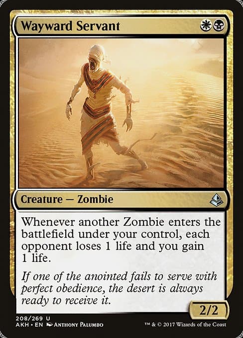 Wayward Servant from Amonkhet (Uncommon)