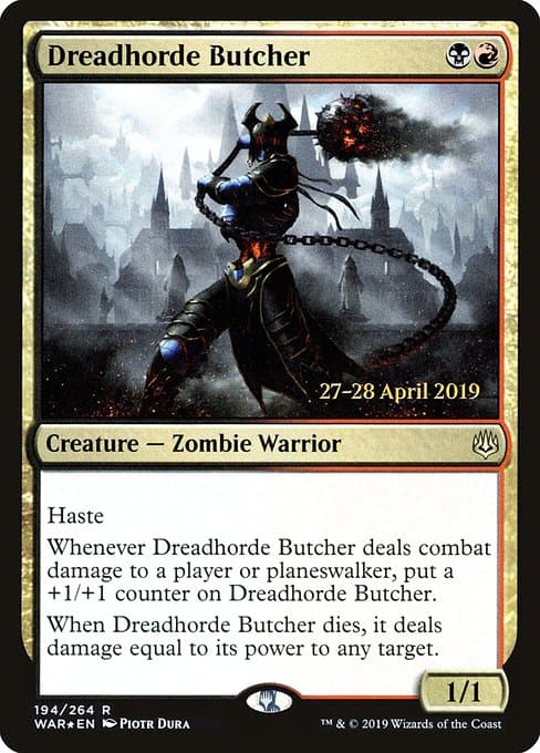 Dreadhorde Butcher from War of the Spark Promos (Rare)