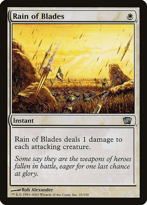 Rain of Blades from Eighth Edition (Uncommon)