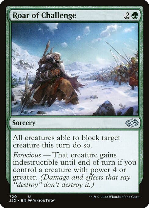 Roar of Challenge (Uncommon)