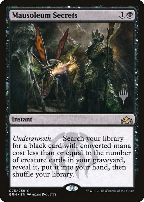 Mausoleum Secrets from Guilds of Ravnica Promos (Rare)