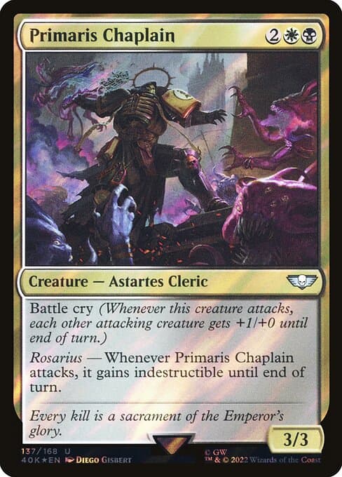 Primaris Chaplain from Warhammer 40,000 Commander (Uncommon)