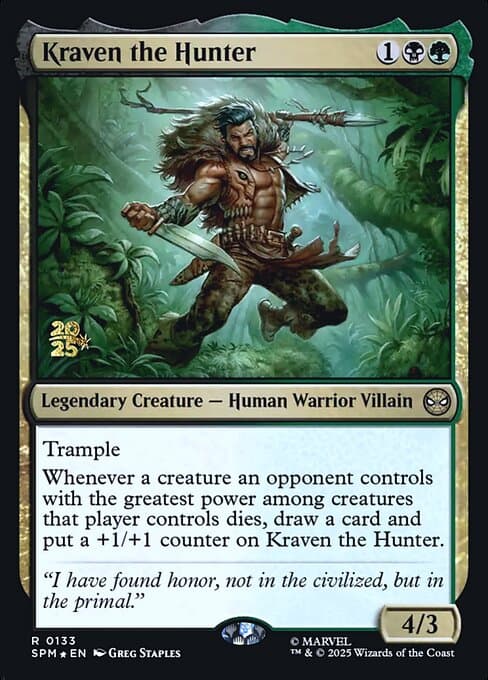 Kraven the Hunter (Rare)