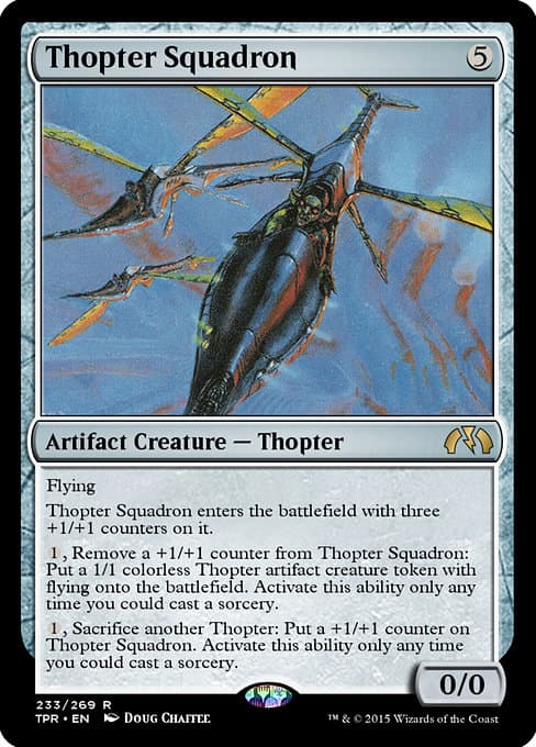 Thopter Squadron from Tempest Remastered (Rare)