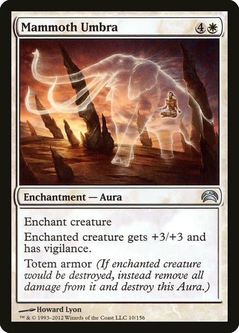 Mammoth Umbra from Planechase 2012 (Uncommon)