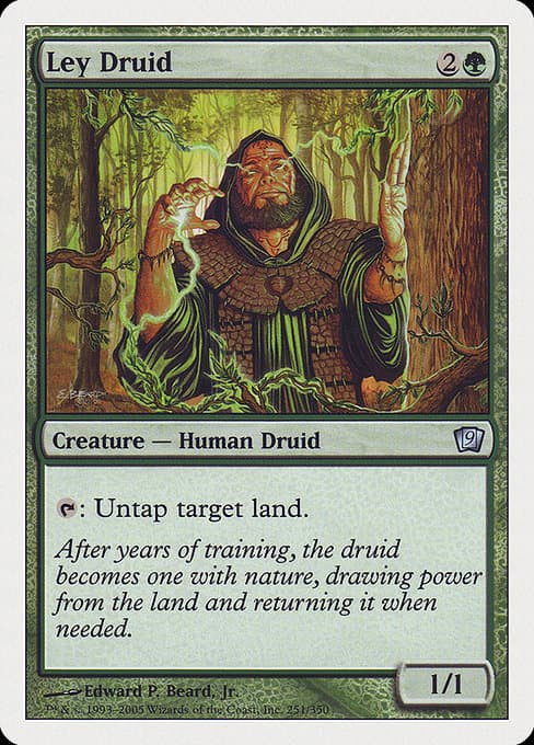 Ley Druid from Ninth Edition (Uncommon)