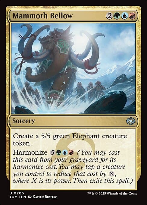 Mammoth Bellow from Tarkir: Dragonstorm (Uncommon)