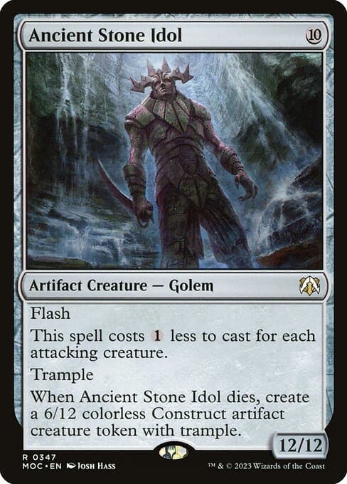 Ancient Stone Idol from March of the Machine Commander (Rare)