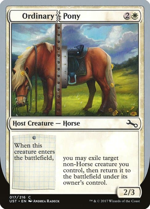 Ordinary Pony from Unstable (Common)