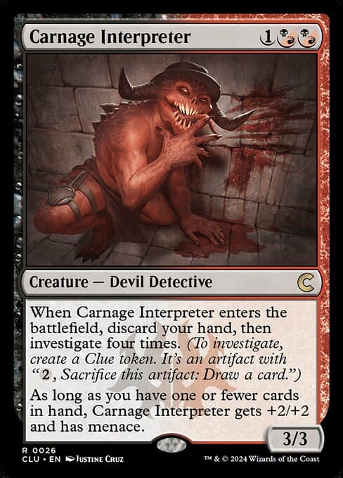 Carnage Interpreter from Ravnica: Clue Edition (Rare)