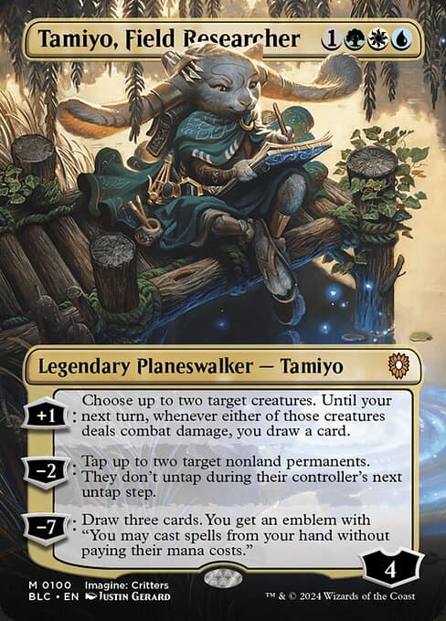 Tamiyo, Field Researcher from Bloomburrow Commander (Mythic)