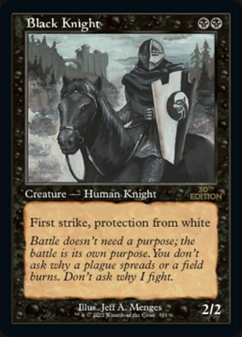 Black Knight from 30th Anniversary Edition (Uncommon)