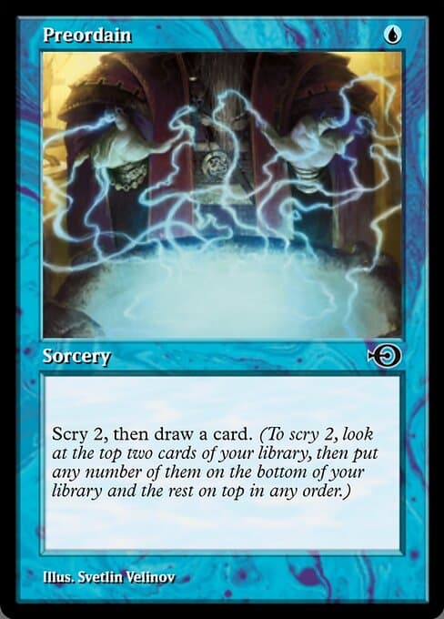 Preordain from Magic Online Promos (Common)